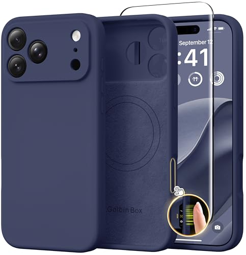 Image of GolbinBox Magnetic for iPhone 18 Pro Case /17 Pro Case, Navy Blue