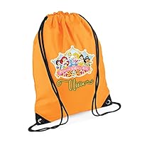 Princess Bag, Personalised Backpack, Princess Gift for Girl, Birthday Girl, Bag For Girl, Lady Drawstring Bag, PE Gym Kit Swimming, Sport Rucksack.