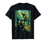 Photo Gallery divertente gatto selfie t-rex dinosauro la notte stellata amante dei gatti maglietta Photo Gallery divertente gatto selfie t-rex dinosauro la notte stellata amante dei gatti maglietta