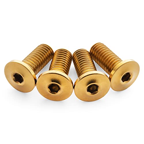 Image of Terske Ultra-Low Profile Superlight Titanium Bottle Cage Bolts