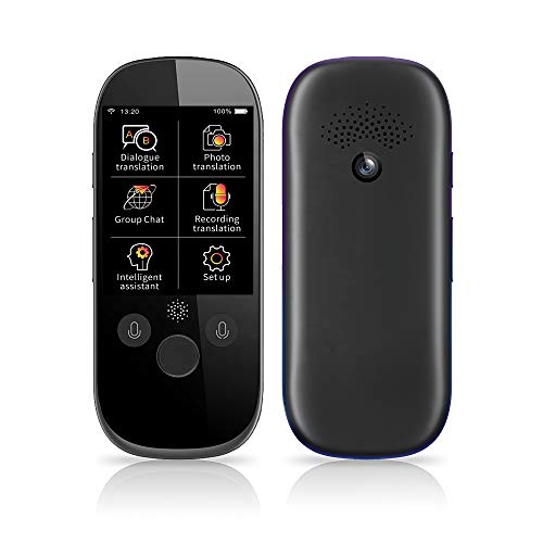 Traducteur intelligent portable violet avec écran tactile 2.4 pouces et connexion WIFI