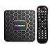 Android TV Box with Quad Core ARM Cortex A53 CPU 4GB RAM 64GB ROM,Smart TV Box Android 14.0 Support WiFi6 HDR10 3D 8K Decoding UHD 2.4G/5G Dual WiFi Ethernet Bluetooth5.0 TV Box