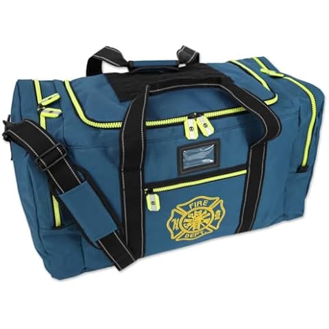 Lightning X Blue Firefighter Rescue Step-In Turnout Extrication Gear Bag | LXRB40-FD Cover