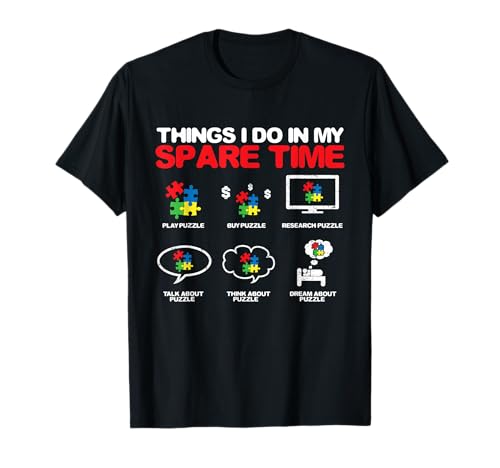 Things I Do In My Spare Time - Puzzle Jigsaw Puzzle T-Shirt
