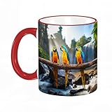 【REGALO DE ANIVERSARIO DE BODAS PARA ESPOSO】Celebra tu aniversario de bodas con este regalo considerado para tu esposo. Esta taza de 11 oz cuenta con un asa grande de fácil agarre, asegurando un uso cómodo. Ya sea disfrutándola en casa o en la oficina, es perfecta para bebidas calientes y frías. El diseño impreso en la taza está diseñado para resistir el paso del tiempo, ya que no se rayará, desvanecerá ni pelará.