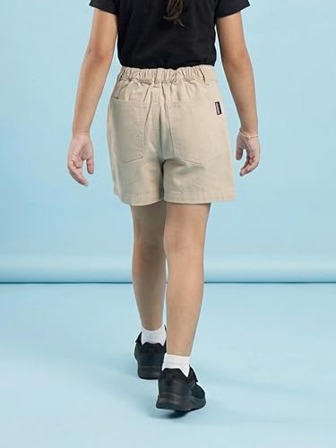 Image of KiddoPanti Girls Denim Over Lap Shorts