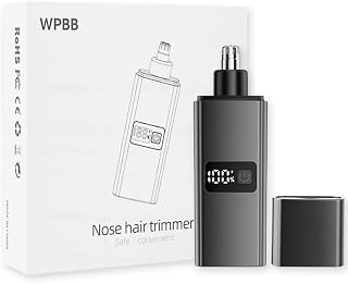 Ear and Nose Hair Trimmer,Gifts for Men,Professional PainlessFacial Hair Trimmer for Men Women,Portable Design USB Rechargeable,Travel Trimmer,Removable and Washable