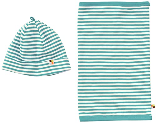 Gorro y bufanda tubular certificados GOTS loud + proud, abrigo natural Orégano