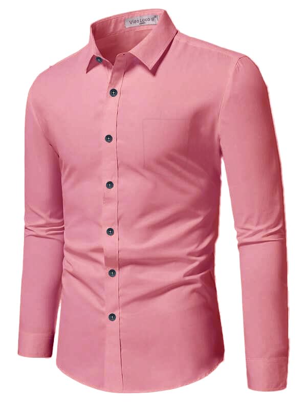 Image of Vida Loca Full Sleeve Spread Collar Cotton Blend Casual, Festival Stylish Slim fit Shirt for Men and Boys.