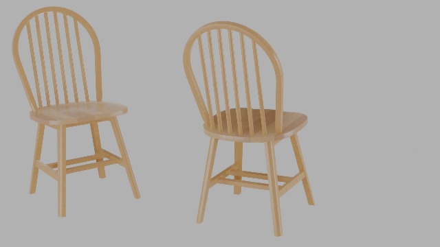 Amazon.com - Winsome Windsor 2-Piece Chair Set in Natural, Classic