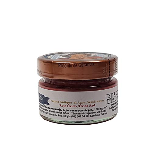 Mary Paint | Patinas Antique acabados muebles 140ml al agua (Rojo Oxido)