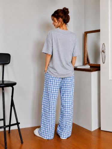 Image of KSHS Womens Korean Night Dress || Full Pyjama Set ||Korean Nightsuit || Women Nightwear ||Round Neck Full Sleeve Nightsuit || Loungewear || Everyday Nightdress Women's Pyjama Sets