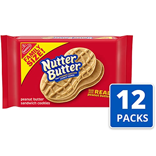 Nutter Butter Family Size Peanut Butter Sandwich Cookies, 4 - 16 Oz Packs #TOP1