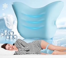 ✅ ERGONOMIC ORTHOPAEDIC DESIGN - This contoured knee pillow is expertly crafted by UK specialists to perfectly align your spine whilst sleeping. The unique ergonomic shape maintains proper hip alignment, preventing your upper leg from rolling forward...