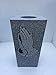 Granite Memorial Vase with Design Tapered (5