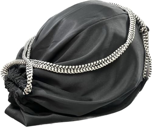 Image of Helmet Cover /Bag | Fits for All Helmets | (Polyester, Black) (Helmet Bag + Facemask Set)