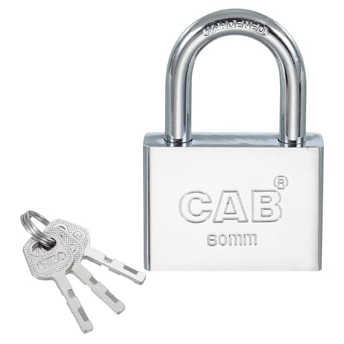 Cadenas à épingle 58 mm en acier inoxydable trempé avec clés différentes - 2