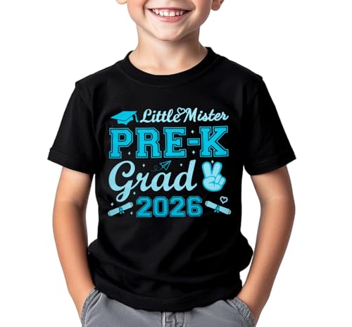 Image of Pre-K Graduation Shirt: Toddler Girls Boys Last Day of School T-Shirt Kids 2026 Preschool Graduation Gift Tops