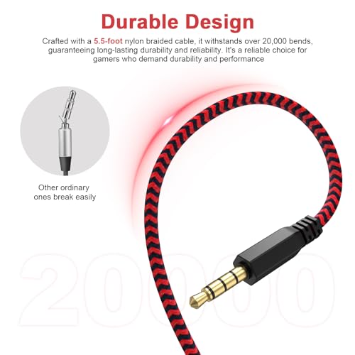 Cable auxiliar para Alienware AW510H rojo que elimina fallos y cortes de audio 5