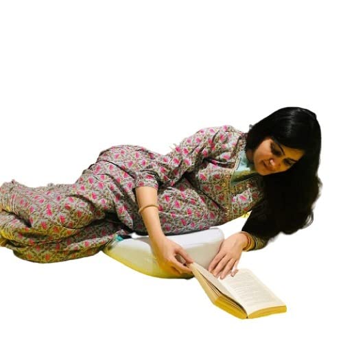 The White Willow Pregnancy Pillow for Women – Memory Foam Maternity Wedge for Belly & Back Support, Ideal Sleeping Pillow for First-Time Moms – Classic White