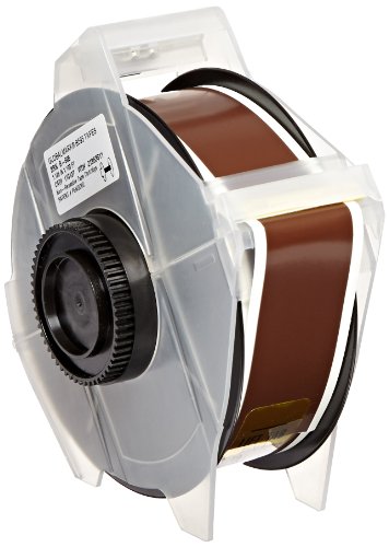 Película de vinilo Brady 113137 con adhesivo permanente para resistir entornos de trabajo duros