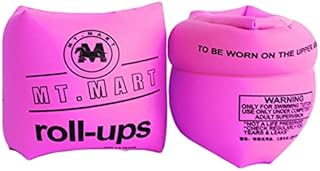 Yajimsa Inflatable Swim Armbands for Kids, Confidence Building Arm Bands, Safe Zoggs Swimming armbands, Float Roll up Sleeves for Children Adult Kids learning Swimming