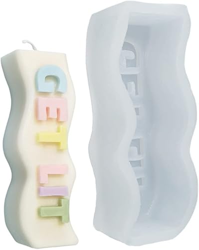 Miniatura 10 de Moldes de silicona para velas de letras del alfabeto en forma de corazón, moldes de letras epoxi para colgante de resina de arcilla, tallado de