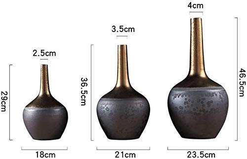 Vases en céramique de salle d'exposition pour décoration d'hôtel