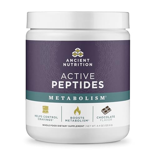 Ancient Nutrition Active Peptides Metabolism Powder, Chocolate - image 1