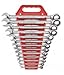 Apex Tool Group - KD Gear, Cooper Hand GWR9312 Wrench Set Combo Ratch SAE 12 Point - 13 Piece