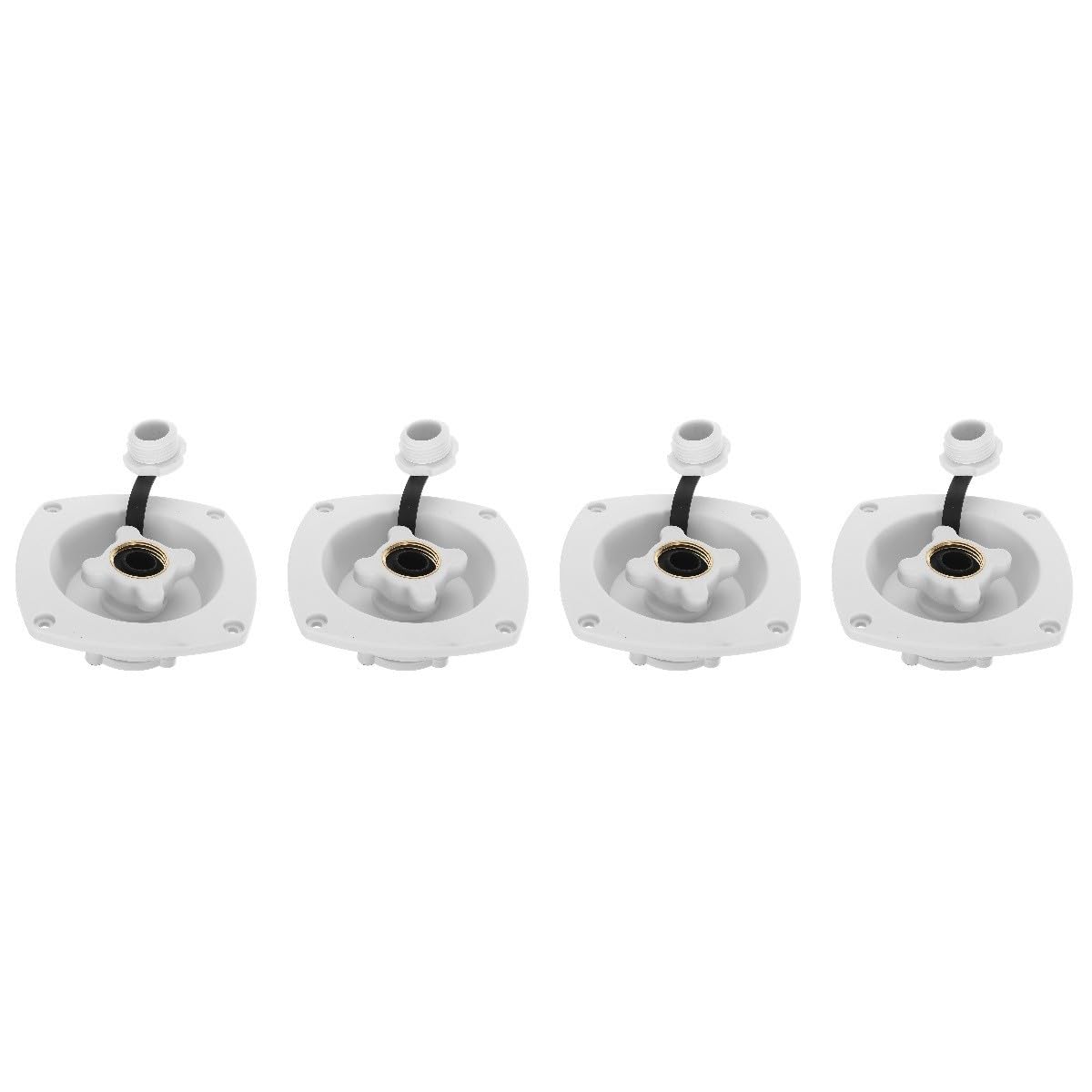 iplusmile 4piezas Tapa De Entrada De Agua Para Rv y Remolque Accesorio De De Agua Diseño Minimalista Construcción De Instalación y