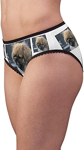 DogsMakeMeHappy Tibetan Spaniel Panties, Tibetan Spaniel Underwear, Briefs, Cotton Briefs, Funny Underwear, Panties For Women
