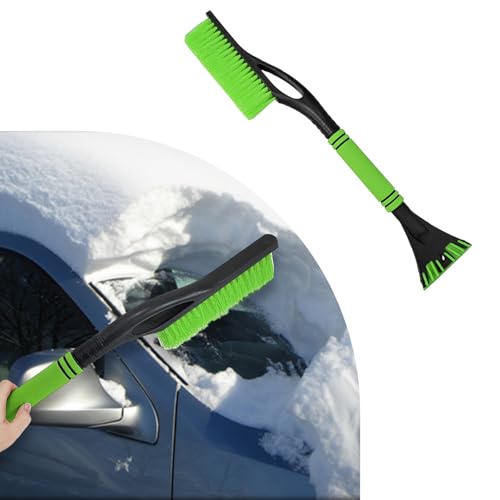 povtii Car Snow Brush and Ice Scraper, Multi-Functional Detachable Snow