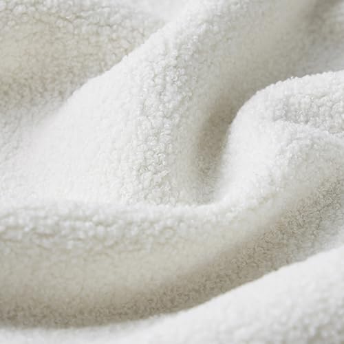 Image of Sofa Pillow Pack of 2 Throw Pillow Covers 15x15 inch for Sofa Living Room (Cream White)