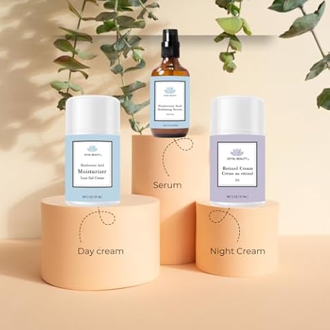JOYAL BEAUTY Anti-aging Hyaluronic Acid Serum Day Cream Night Cream Trio Cover