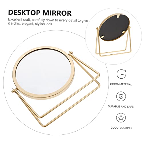 Miroir pivotant maquillage usage domestique polyvalent table