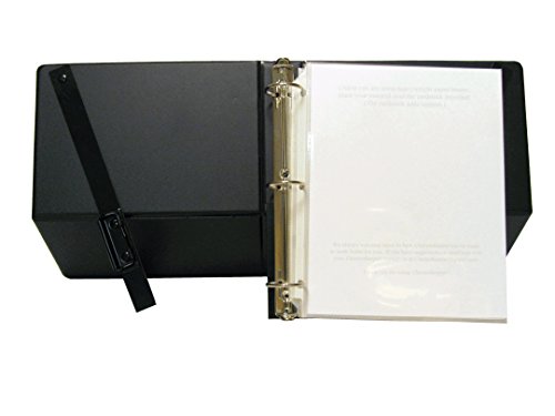 Freestanding Choreokeeper Black Specialty Split-Back Easel Binder For Display Of Up To Six Pages (Includes 4 Trifold Sheet Protectors) #TOP1