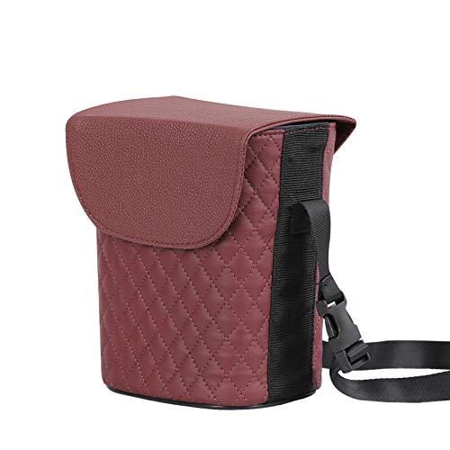 TangMuZhi Waterproof Mini Trash Can for Car Premium Litter Garbage Can Organizer 3L