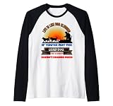 Si no eres el perro principal, el paisaje no cambia mucho. Camiseta Manga Raglan