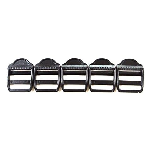 Church Products UK Plastic Ladderlock Buckles 25mm x5,x10,x25,x50,x100 Ideal For Webbing,Straps,Bags (5) Cover