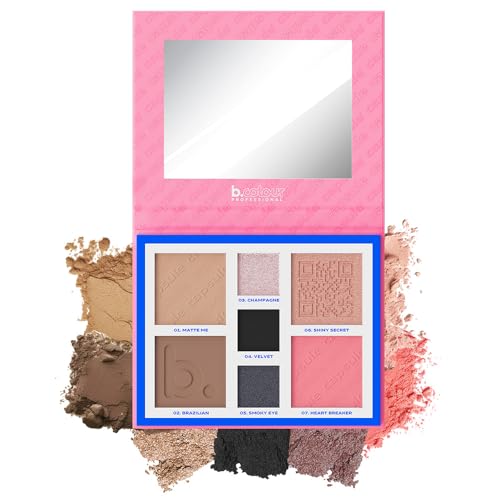 B.COLOUR PROFESSIONAL Palette Contouring Viso e Occhi 7 in 1