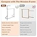 tonchean Tufting Frame for Rug Making 35.5x35.5 Inch Metal Rug Tufting Kit Tufting Supplies Carpet Making Kit Tufting Cloth Stand for Rug Making