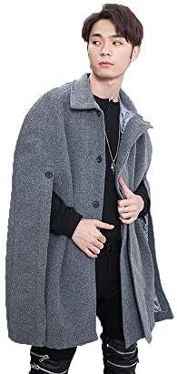 Amazon Co Jp コートケープ冬ラペルケープコートバットマンコートメンズヒップホップ媒体長 ファッション