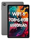 Blackview Android Tablet Tab 8WiFi, 10 Inch Tablets 7GB+64GB/TF 1TB 6580mAh, HD+IPS Display 13MP+8MP Daul Camera, Android Tablets for Kids, Wi-Fi 6 Model, BT5.0/Metal Body/GMS, Gray