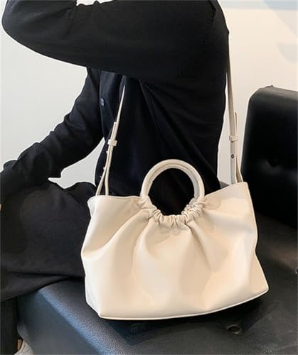 Women Slouchy Purse Vintage Top Handle Bag Soft Pu Leather Crossbody Bag Large Tote Purse Chic Handbags for Work Travel Daily3