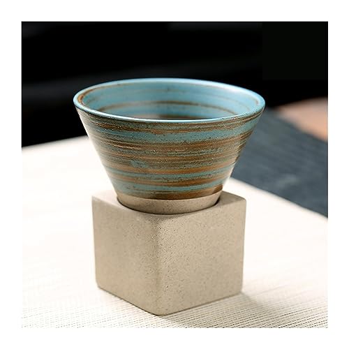 DDKYHU Tassen, 100 ml, kreative Retro-Kaffeetasse aus Keramik, Teetasse, Keramikbecher, Porzellantasse, Kaffeetasse (4)