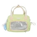SUFUZEGA Mochila japonesa Ita fofa, Kawaii, Y2K, bolsa transversal, bolsa mensageiro para mulheres, bolsa de ombro, Verde