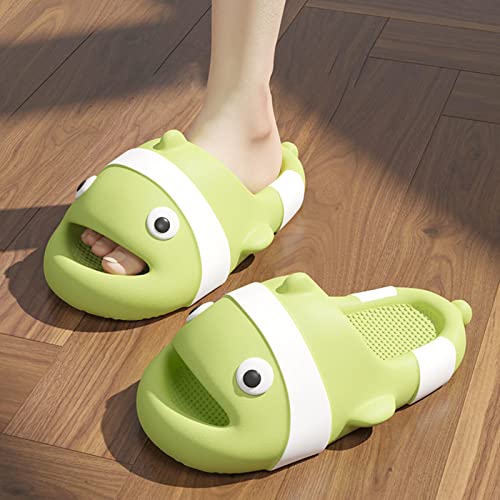 Cloud Slide Slippers For Women Men Soft Pillow Stress Relief Slide Slippers Spa Soft Pillow Stress Relief Slide Sandals For Ladies,Yellow-4.5-5.5 #TOP1