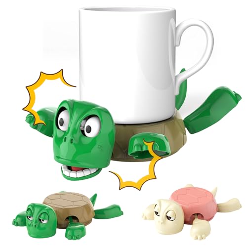 2 Stück Turtle Coaster 3D Gedruckter Schildkröten Untersetze