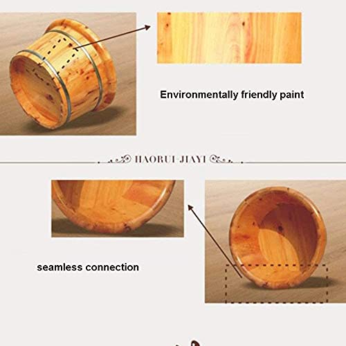 Spa de pies de madera con efecto masaje 26cm alto miniatura 5